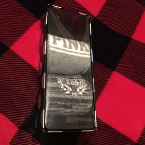 Pink Victoria Secret knee high socks